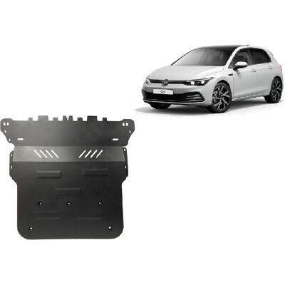 Scudo sottoscocca metallizzato per VW Golf 8 Scudo sottoscocca metallizzato per VW Golf 8