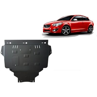 Volvo C30 Metallic Engine Skid Plate - Engine Protection 2006-2013 Volvo C30 Metallic Engine Skid Plate - Engine Protection 2006-2013