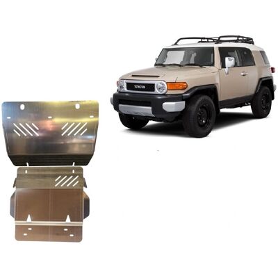 Barre di protezione motore in alluminio Toyota Fj Cruiser - Protegge motore, radiatore, paraurti Barre di protezione motore in alluminio Toyota Fj Cruiser - Protegge motore, radiatore, paraurti