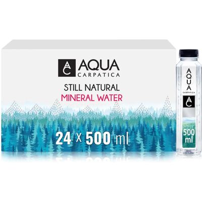 AQUA CARPATICA Natural Mineral Water - Medium Hard - 500ml x 24 AQUA CARPATICA Natural Mineral Water - Medium Hard - 500ml x 24