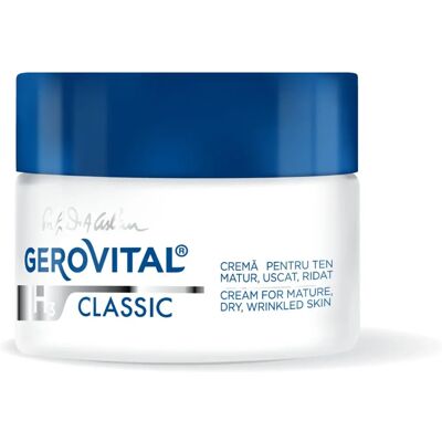Crema Viso Gerovital H3 Classic - Ricostruttiva per Pelle Matura Crema Viso Gerovital H3 Classic - Ricostruttiva per Pelle Matura