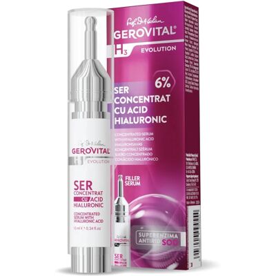 Gerovital H3 Evolution Serum - Hyaluronsäure 6% - Alle Hauttypen Gerovital H3 Evolution Serum - Hyaluronsäure 6% - Alle Hauttypen
