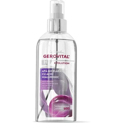 Acqua Micellare con Acido Ialuronico Gerovital - Tutti i Tipi di Pelle Acqua Micellare con Acido Ialuronico Gerovital - Tutti i Tipi di Pelle