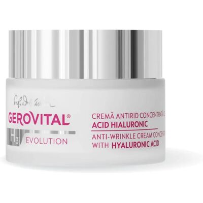 Gerovital H3 Evolution Crema Antirughe - Acido Ialuronico 3% Gerovital H3 Evolution Crema Antirughe - Acido Ialuronico 3%