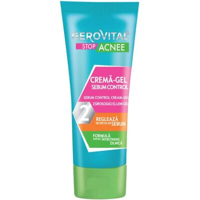 Ampolle anti-acne Gerovital per donne - Controllo del sebo Ampolle anti-acne Gerovital per donne - Controllo del sebo