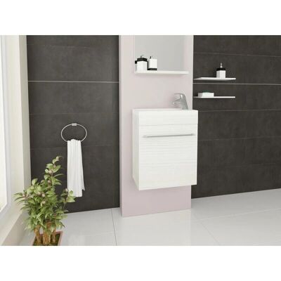 SAVINI Lavabo in Ceramica Bianca & Specchio - Mobili Bagno SAVINI Lavabo in Ceramica Bianca & Specchio - Mobili Bagno