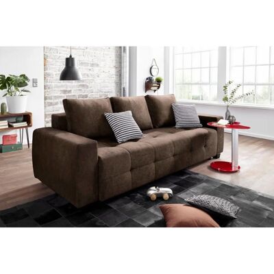 Collection AB Bella Schlafsofa - Mikrofaser, Dunkelbraun Collection AB Bella Schlafsofa - Mikrofaser, Dunkelbraun