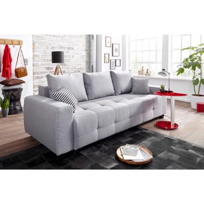 Collection AB Bella Schlafsofa - Modern, Grau, mit Stauraum Collection AB Bella Schlafsofa - Modern, Grau, mit Stauraum