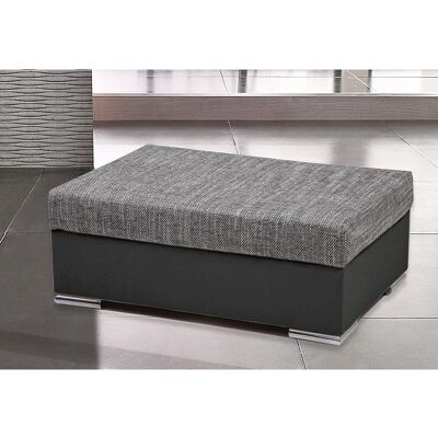 Collection AB John Hocker - Polsterhocker, 100x40x70 cm, Schwarz Collection AB John Hocker - Polsterhocker, 100x40x70 cm, Schwarz