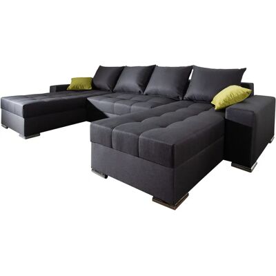 COLLECTION AB Josy U-Form Couch - U-förmige Sofa mit Bett & Stauraum COLLECTION AB Josy U-Form Couch - U-förmige Sofa mit Bett & Stauraum