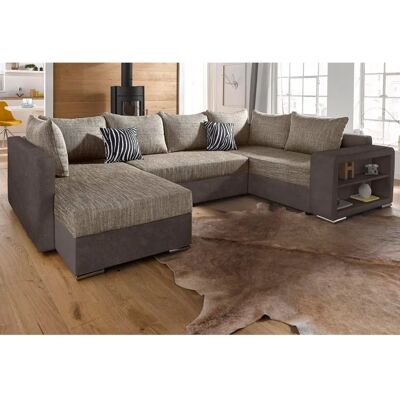 COLLECTION AB John U-Form U-Ecksofa - Mikrofaser Dunkelbraun COLLECTION AB John U-Form U-Ecksofa - Mikrofaser Dunkelbraun