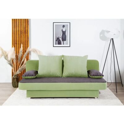COLLECTION AB P-Ulla - Faltbares Grünes Schlafsofa mit Stauraum COLLECTION AB P-Ulla - Faltbares Grünes Schlafsofa mit Stauraum