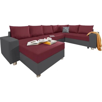 Collection AB U-Form Couch - Reversibel, Kunstleder, mit Stauraum Collection AB U-Form Couch - Reversibel, Kunstleder, mit Stauraum