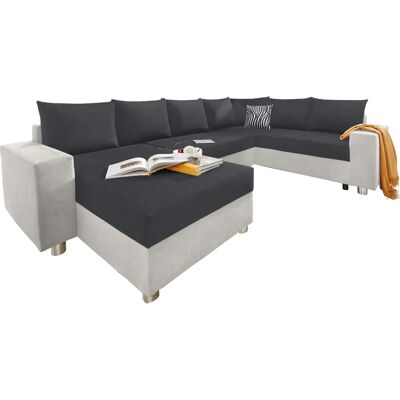 Collection AB U-förmiger Sofa - Mikrofaser, Wende-Recamiere Collection AB U-förmiger Sofa - Mikrofaser, Wende-Recamiere