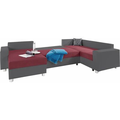 Collection AB Paris U-Form Sofa - U-förmig, Kunstleder, Wendbare Recamiere - Wohnzimmer Collection AB Paris U-Form Sofa - U-förmig, Kunstleder, Wendbare Recamiere - Wohnzimmer