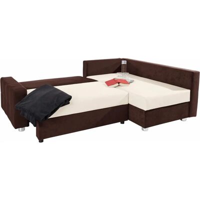 COLLECTION AB Parma L-Form Sofa - Microfaser, Beidseitig Ottomane - 224x84x161 cm COLLECTION AB Parma L-Form Sofa - Microfaser, Beidseitig Ottomane - 224x84x161 cm