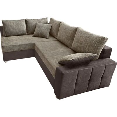 Collection AB Parma L-Form Sofa - Mikrofaser, Beidseitige Ottomane, Familienplatz Collection AB Parma L-Form Sofa - Mikrofaser, Beidseitige Ottomane, Familienplatz