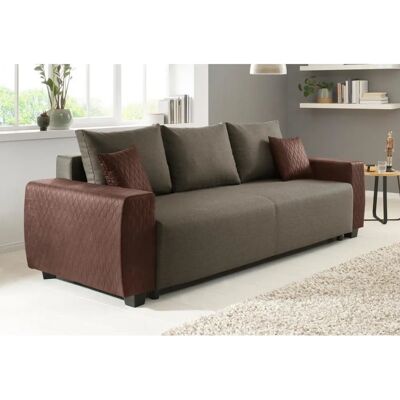 Home Affaire Bella Schlafsofa - Vintage Microfaser Home Affaire Bella Schlafsofa - Vintage Microfaser