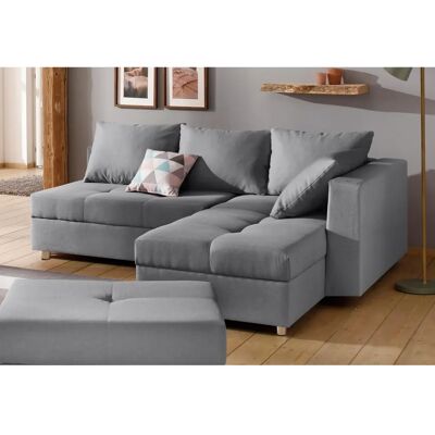Home affaire Italia L-Form Sofa - Modern mit Stauraum & Bettfunktion Home affaire Italia L-Form Sofa - Modern mit Stauraum & Bettfunktion