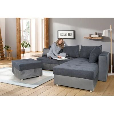 Collection AB Italia L-Form Sofa - 3-Sitzer in Grau Collection AB Italia L-Form Sofa - 3-Sitzer in Grau
