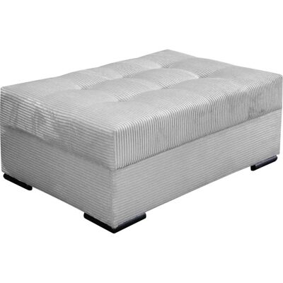 COLLECTION AB Josy Hellgrau Stoffhocker - Hocker COLLECTION AB Josy Hellgrau Stoffhocker - Hocker