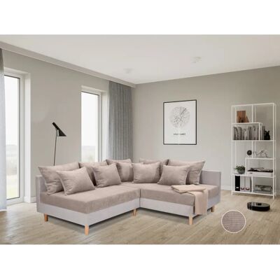 Ecksofa COLLECTION AB L-Form Taupe Couch - Sofa Ecksofa COLLECTION AB L-Form Taupe Couch - Sofa