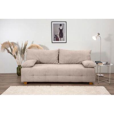 COLLECTION AB Bella Taupe Schlafsofa - Bettsofa COLLECTION AB Bella Taupe Schlafsofa - Bettsofa