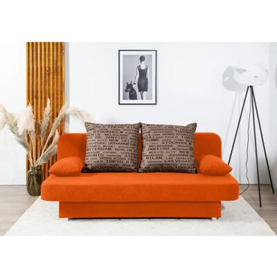 COLLECTION AB Ulla Orange Schlafsofa mit Stauraum COLLECTION AB Ulla Orange Schlafsofa mit Stauraum