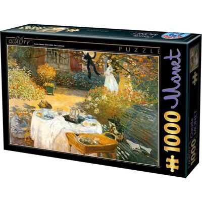 Puzzle D-Toys Claude Monet - Déjeuner - 1000 pièces - Publicité Puzzle D-Toys Claude Monet - Déjeuner - 1000 pièces - Publicité