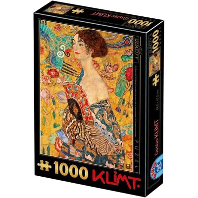 DToys Puzzle Klimt Femme à l'éventail - Puzzle pour Adultes - Publicité DToys Puzzle Klimt Femme à l'éventail - Puzzle pour Adultes - Publicité