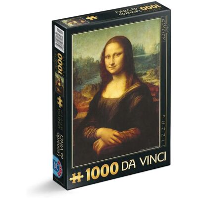 DToys Mona Lisa Puzzle de 1000 Pièces - Puzzle - Publicité DToys Mona Lisa Puzzle de 1000 Pièces - Puzzle - Publicité