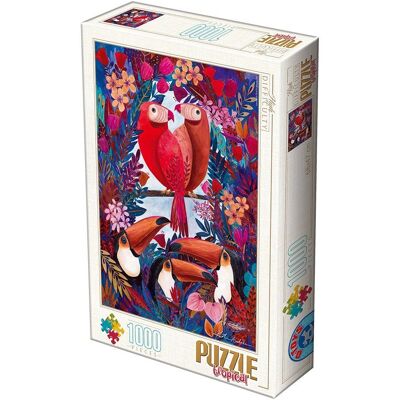 D-Toys Puzzle 1000 Andrea Kurti - Tropische Papagei & Tukan - 68x47cm - Puzzle D-Toys Puzzle 1000 Andrea Kurti - Tropische Papagei & Tukan - 68x47cm - Puzzle