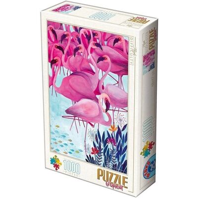 D-Toys Andrea Kurti Flamingi - Puzzle 1000 Teile D-Toys Andrea Kurti Flamingi - Puzzle 1000 Teile