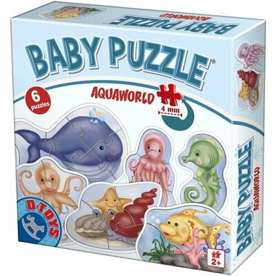 DToys Baby Puzzle Unterwasserwelt 6in1 - Puzzle für Kinder DToys Baby Puzzle Unterwasserwelt 6in1 - Puzzle für Kinder