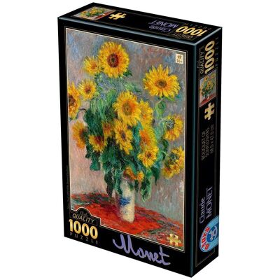 D-Toys Claude Monet - Bouquet de Tournesols Puzzle - 1000 Pièces - Publicité D-Toys Claude Monet - Bouquet de Tournesols Puzzle - 1000 Pièces - Publicité