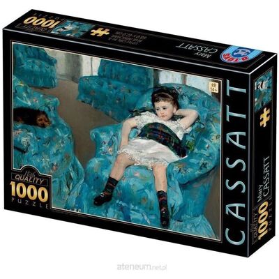 DToys Kleines Mädchen im blauen Stuhl Puzzle - Puzzle DToys Kleines Mädchen im blauen Stuhl Puzzle - Puzzle