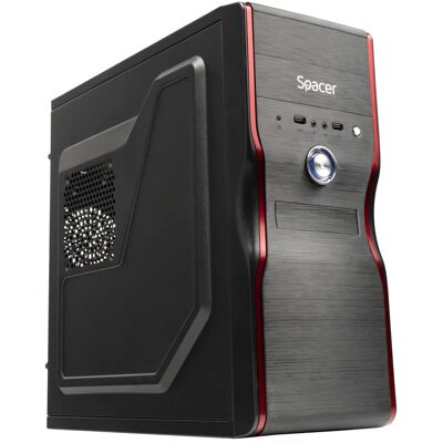 Spacer Mercury ATX Midi Tower - PC-Gehäuse schwarz Spacer Mercury ATX Midi Tower - PC-Gehäuse schwarz