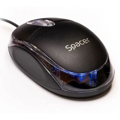 Souris SPACER SPMO-080 - Optique, 800 DPI, Filaire, Ambidextre - Souris d'ordinateur - Publicité Souris SPACER SPMO-080 - Optique, 800 DPI, Filaire, Ambidextre - Souris d'ordinateur - Publicité