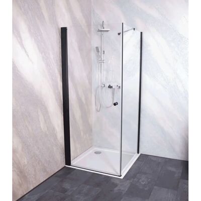 SANOTECHNIK Sanoflex Brava Black - Duschschwingtür 195cm SANOTECHNIK Sanoflex Brava Black - Duschschwingtür 195cm