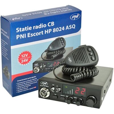 PNI Escort HP 8024 CB-Funkgerät mit verstellbarem ASQ & 12V-24V Stromversorgung PNI Escort HP 8024 CB-Funkgerät mit verstellbarem ASQ & 12V-24V Stromversorgung
