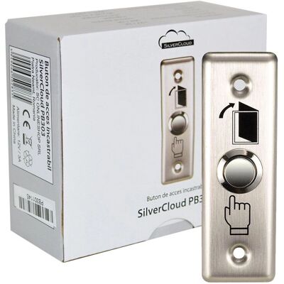 Bouton d'accès encastré Silver Cloud PB303 - Contrôle d'accès - Publicité Bouton d'accès encastré Silver Cloud PB303 - Contrôle d'accès - Publicité