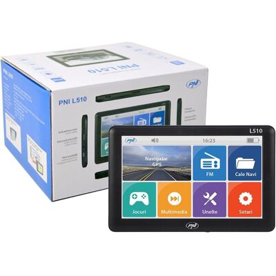 PNI L510 GPS Navigationssystem - 5 Zoll, FM, 8GB PNI L510 GPS Navigationssystem - 5 Zoll, FM, 8GB