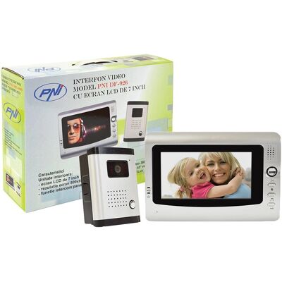 PNI Klingel + Türsprechanlage - DF-926 Video-Gegensprechanlage - 7-Zoll LCD PNI Klingel + Türsprechanlage - DF-926 Video-Gegensprechanlage - 7-Zoll LCD