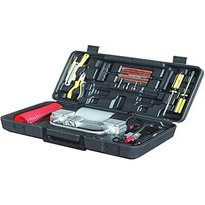 PNI Compressor de Pistão Duplo & Kit de Reparação de Pneus - 12V 25A PNI Compressor de Pistão Duplo & Kit de Reparação de Pneus - 12V 25A