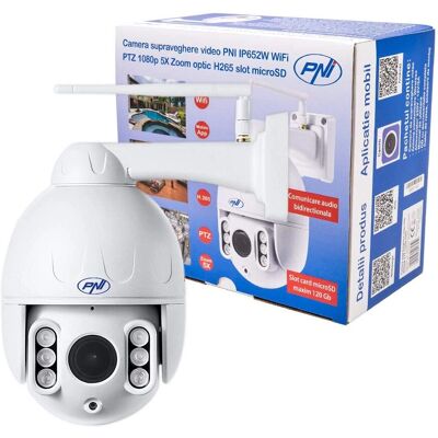 PNI IP652W WiFi PTZ Kamera - 1080p 2MP Nachtsicht PNI IP652W WiFi PTZ Kamera - 1080p 2MP Nachtsicht