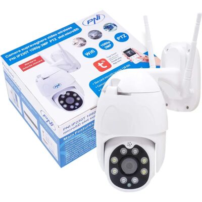PNI Weiße Wireless 1080P PTZ Kamera - Videoüberwachung PNI Weiße Wireless 1080P PTZ Kamera - Videoüberwachung
