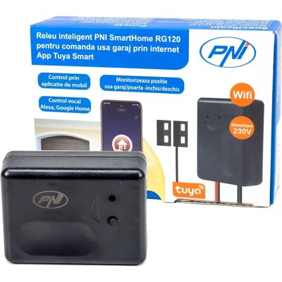 PNI SmartHome RG120 Relais WiFi Intelligent - Contrôle porte de garage - Publicité PNI SmartHome RG120 Relais WiFi Intelligent - Contrôle porte de garage - Publicité
