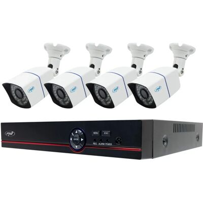 Kit de videovigilancia PNI AHD House PTZ1500 5MP – DVR y 4 cámaras exteriores Kit de videovigilancia PNI AHD House PTZ1500 5MP – DVR y 4 cámaras exteriores