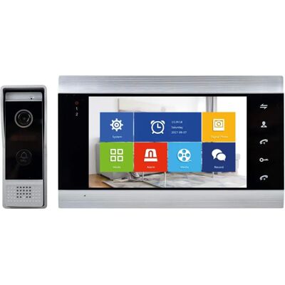 PNI Safehome PT720MW WiFi HD Video-Gegensprechanlage - Bewegungserkennung - 7-Zoll Display - IP65 Wetterfest PNI Safehome PT720MW WiFi HD Video-Gegensprechanlage - Bewegungserkennung - 7-Zoll Display - IP65 Wetterfest