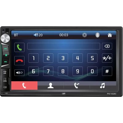 PNI V6280 Auto Multimedia-Player - 7 Zoll Touchscreen, Bluetooth, Mirror Link, USB, 2 DIN PNI V6280 Auto Multimedia-Player - 7 Zoll Touchscreen, Bluetooth, Mirror Link, USB, 2 DIN